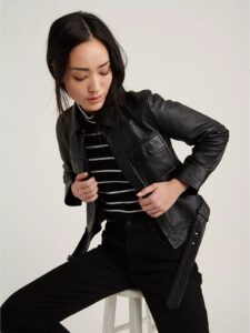Streetstyle Leather Jacket For Women - Image 3