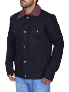 Riverdale Black Cotton Jacket - Image 4
