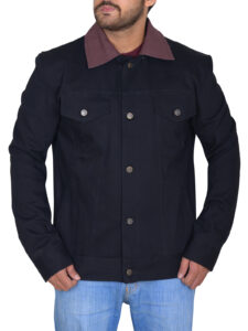 Riverdale Black Cotton Jacket - Image 5