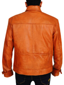Men Brown Slim Fit Jacket - Image 2