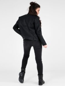 Elegant Leather Jacket For Women - Image 6
