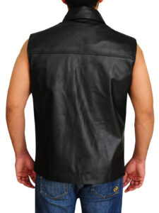 Undertaker Motorcycle Leather Vest - Image 2
