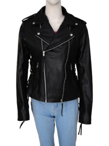 Women Sleek Brando Jacket - Image 5