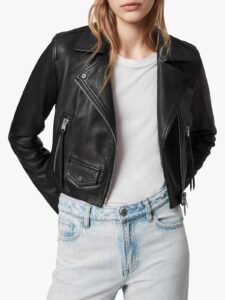 Women Natty Leather Jacket