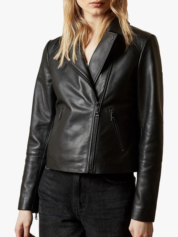 Women Elegant Leather Jacket