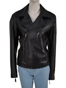 Women Black Moto Jacket