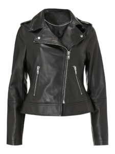 Women Branded Leather Jacket - Image 5