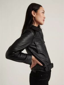 Streetstyle Leather Jacket For Women - Image 5