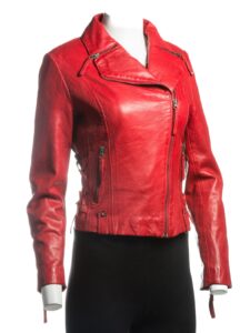 Trendy Red Women Jacket - Image 4