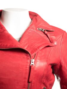 Trendy Red Women Jacket - Image 3