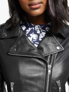 Women Branded Leather Jacket - Image 3