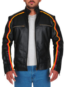 Trendy Black Leather Jacket