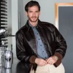 A-2 Leather Jacket Black Men | MauveTree