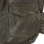 A-2 Pilot Leather Jacket Brown Men | MauveTree - Image 5