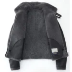 real fur shearling sheepskin leather jacket mauvetree