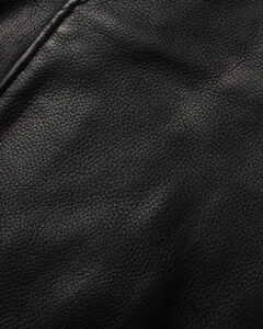 cowhide full black leather mauvetree