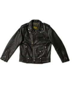 top notch vintage black motorcycle leather jacket mauvetree