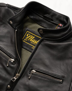 trending men black leather jacket mauvetree